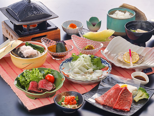 大人のお客様アレルギー対応料理夕食一例